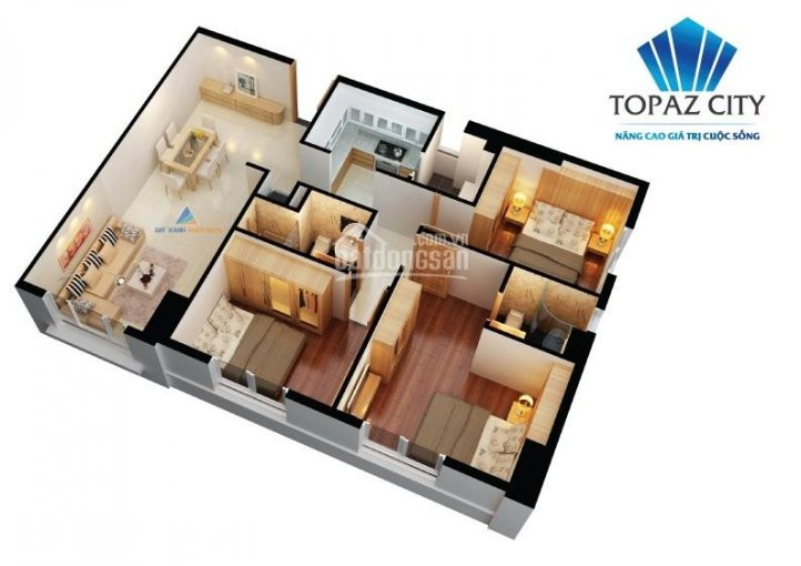 Cơ Hội Duy Nhất Tháng 11 Căn Topaz City 3 Phòng Ngủ Giá 258 Tỷ Bao Thuế Phí Chuyển Nhượng 1