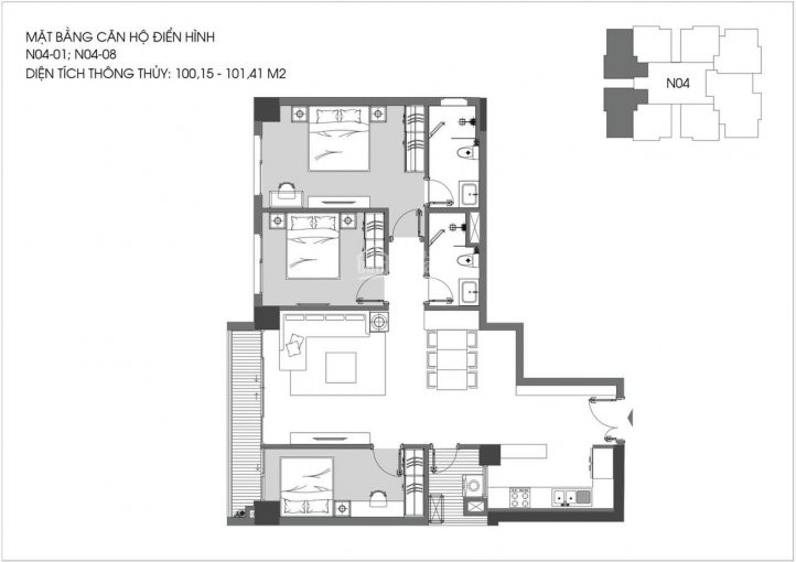 Cực Phẩm 3 Phòng Ngủ 100m2 Giá Chỉ 3,1x Tỷ - Nhanh Tay Liên Hệ Sở Hữu Berriver Jardin No4 2