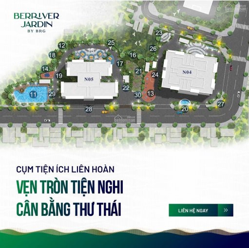 Cực Phẩm 3 Phòng Ngủ 100m2 Giá Chỉ 3,1x Tỷ - Nhanh Tay Liên Hệ Sở Hữu Berriver Jardin No4 5