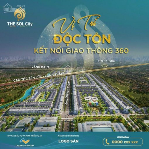 Khám Phá đất Nền Sol City Ngay Sau Lưng Chợ Hưng Long - Bình Chánh, Giá Chỉ 21tr/m2 Lh 0388157376 1