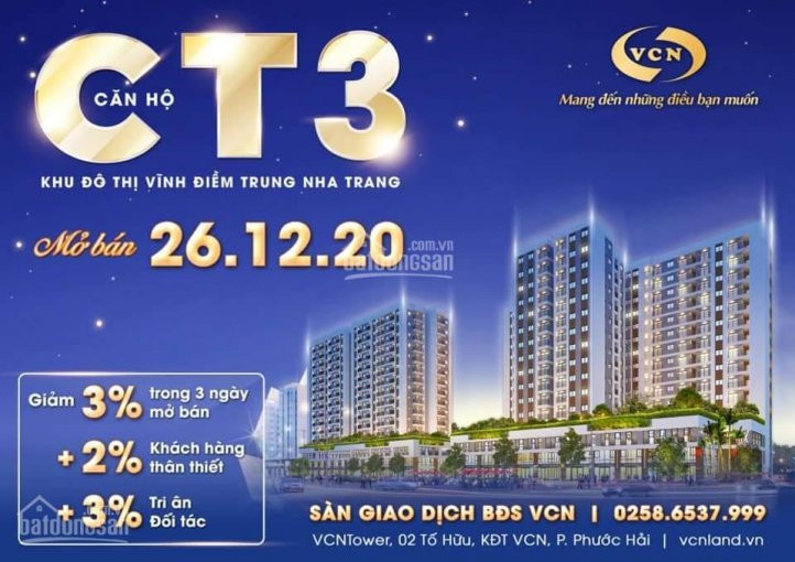 Mở Bán Căn Hộ Ct3 Vĩnh điềm Trung Thuộc Vcn Liên Hệ 0973331502 4