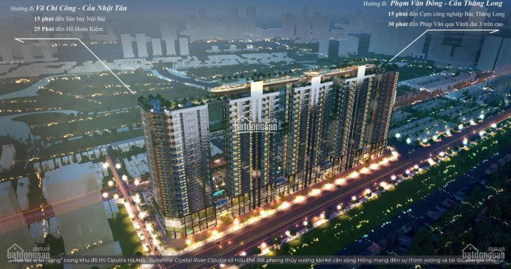 Mở Bán Căn Hộ đẳng Cấp Biệt Thự Duplex, Sunshine Crystal River, View Trọn Sông Hồng, Cầu Nhật Tân 2