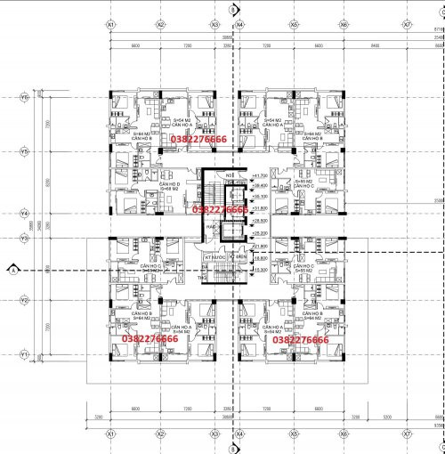 Nhà ở Xã Hội N01 Hạ đình Giá 15tr/m2 ~ 810triệu 038227666 5