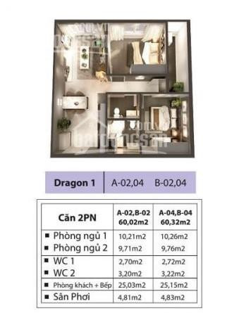 Sang Nhanh 2 Căn Topaz Elite 60m2 Chuẩn Bị Nhận Nhà Trong Tháng 12/2020, Tòa Dragon 2 View Hồ Bơi 5