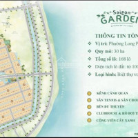 Sài Gòn Garden Q9, đẳng Cấp Dành Cho Quý Khách, Nền Biệt Thự Thượng Lưu Bên Sông, Lh 0909226397