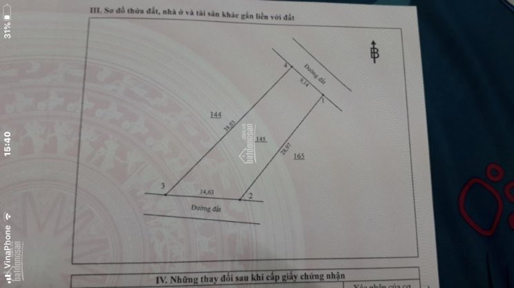 Anh Trai Tôi đang Cần Tiền Bán Gấp Lô đất Ngay Kdc Bình Sơn, Cách đt 769 100m, Hai Mặt Tiền, Nở Hậu 3