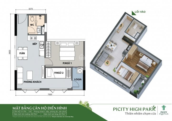 Căn Hộ 57m2 Picity High Park, Bàn Giao Quý 4/2022 - Chỉ 650 Triệu Sở Hữu Căn Hộ Tại Trung Tâm Tp 1