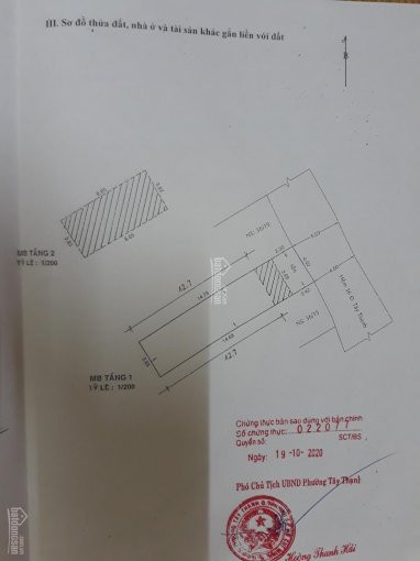 Chính Chủ Bán Nhà Hẻm 36 Tây Thạnh Kế Bên Công Ty Thành Công (hh 1%) 2