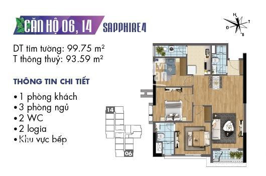 Chính Chủ Bán Nhanh 1 Trong 3 Suất Ngoại Giao Cc Goldmark City Giá Gốc 20 Tr/m2, ở Ngay, Diện Tích 68m2, 86m2, 93m2 4