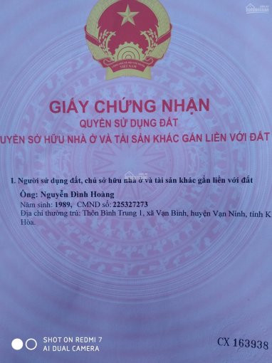 Chính Chủ Bán Nhanh 327m2 đất Tcln Thôn Hòa Thuận, Xã Ninh Bình, Tx Ninh Hòa 2