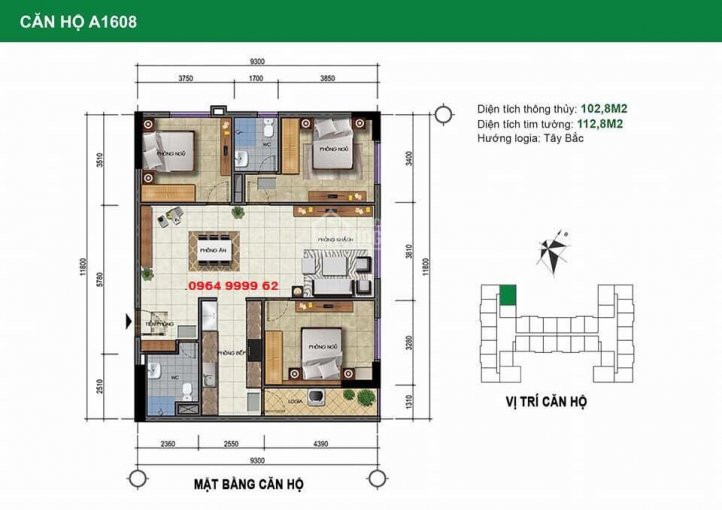 Chính Chủ Bán Nhanh Cắt Lỗ Ch809(78,7m2) 3n, Ch608(102,8m2) 3pn, 282 Nguyễn Huy Tưởng, Giá 26tr/m2, Lh: 0986943885 1