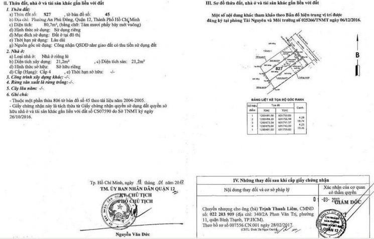 Chính Chủ Bán Nhanh đất An Phú đông 9 Vào 1 Sẹc, Gần Hà Huy Giáp Cầu An Lộc, 4,25x19m 4