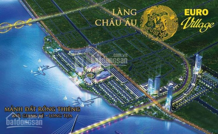 Chính Chủ Bán Nhanh đất- Biệt Thự 2 Mặt Tiền Làng Châu âu (euro Village 1) 1