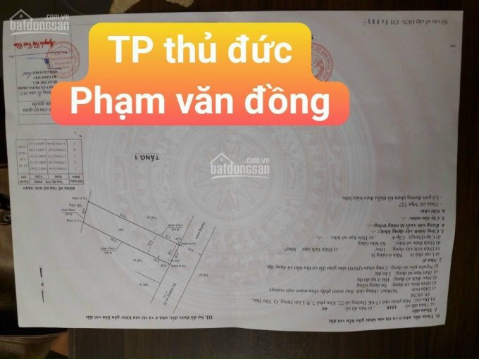Chính Chủ Bán Nhanh Lô đất Dt : 71m2 Cực đẹp Linh đông Phạm Văn đồng Kdc Hiện Hữu Xây Nhà Hoàn Công Ngay 4