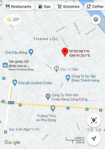 Chính Chủ Bán Nhanh Lô đất Thạnh Lộc 15 Phường Thạnh Lộc 80m2 Hẻm đường Tl15, Thạnh Lộc, Q12 Quận 12 Tphcm 4