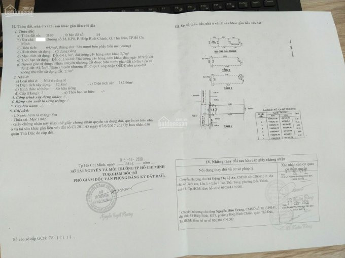 Chính Chủ Bán Nhanh Nhà Hxh đường Số 38 Hbc(gần Chợ Hiệp Bình) Dt 5x11m & 4x16m Xây Dựng 3 Lầu, Sân Thượng 2