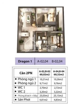 Chính Chủ Bán Nhanh Nhanh Căn Suất Nội Bộ Dragon 1 Tầng Thấp 60m2 2pn 2wc Hướng Hồ Bơi Và Mặt Tiền Tạ Quang Bửu 2