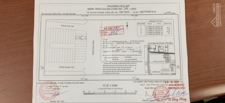 Chính Chủ Cần Bán 3 Lô đất Liền Kề Mt đường P (hùng Vương), Ngay Chung Cư đang Xây Dựng Osimi Phú Mỹ 1