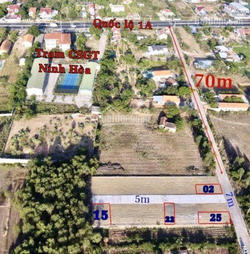 Chính Chủ Cần Thanh Lý 2 Lô đất Ninh Hoà, Cách Tuyến Quốc Lộ 1a Chỉ 200m, đất Dt Nhỏ Giá đầu Tư 4