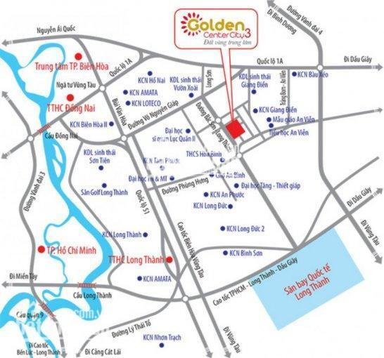 Còn Vài Lô Giá Gốc Chủ đầu Tư Tại Golden Center City 3 - Tam Phước - Biên Hòa, Hotline 0869606069 6