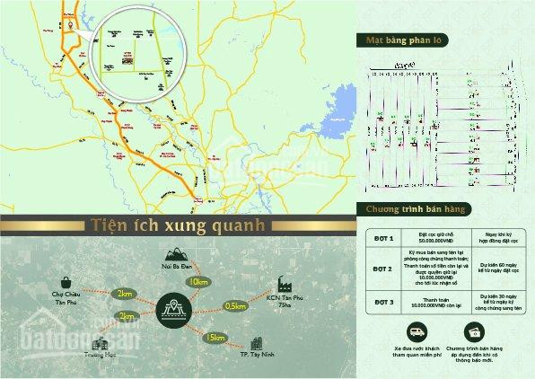 đất Thổ Vườn 1000m2 10x20 Gần Chợ Chiều Tân Phú, Gần Núi Bà đen Có Sổ đỏ 350 Triệu Lh 0911493346 2