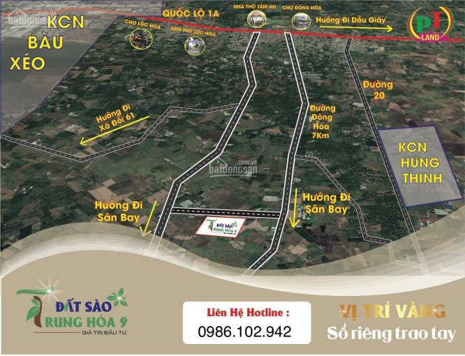 đất Trung Hoà 1000m², Sổ Hồng Riêng , Mặt Tiền đường Nhựa, Hỗ Trợ Vay Ngân Hàng, 1