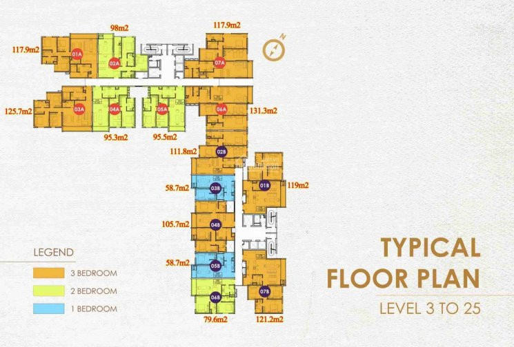 Duy Nhất Căn Hộ 58,7m2 & 111m2 View Nội Khu Thoáng Mát Hợp đồng Trực Tiếp, đóng 70% - Lh Ngay 2