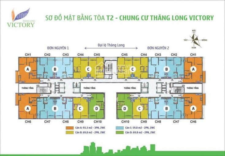 Gia đình Tôi Cần Bán Cc Thăng Long Victory, Căn 1601 T1, Diện Tích 93m2, Giá 1ty280 Lh 0931905666 2