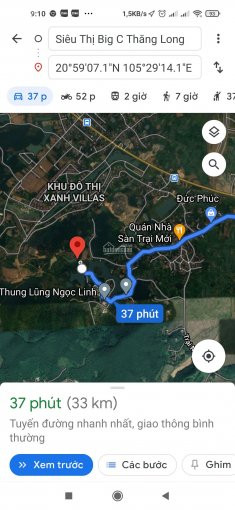 Hơn 2000m2(400m2 Thổ Cư)cạnh Thung Lũng Ngọc Linh,gần Xanh Villas 3