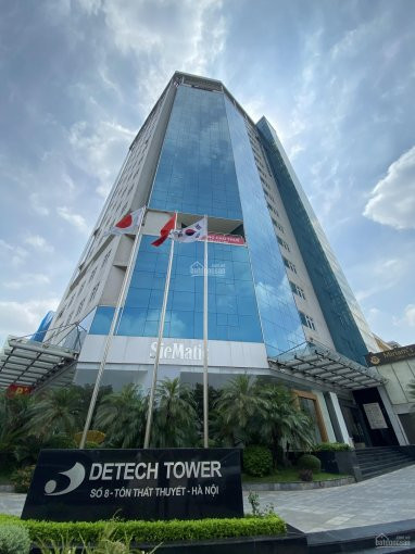 Hot! Cc Cho Thuê Vp Detech Tower 8 Tôn Thất Thuyết, Dt 50m2 200m2 300m2 500m2, Giá 180 Nghìn/m2/th 1