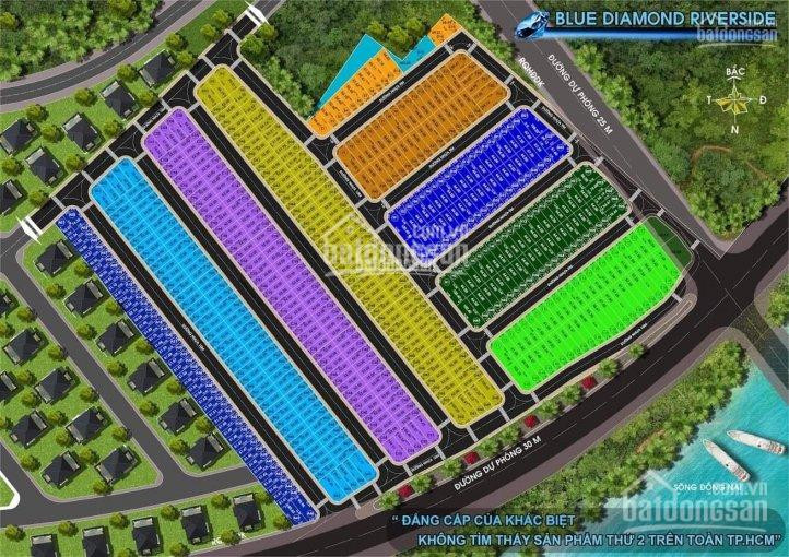 Kẹt Vốn - Cần Bán đất Nền Dự án Blue Diamond Riverside, Long Phước Q9, Sổ Hồng Riêng, Giá 1tỷ4/52m2 3