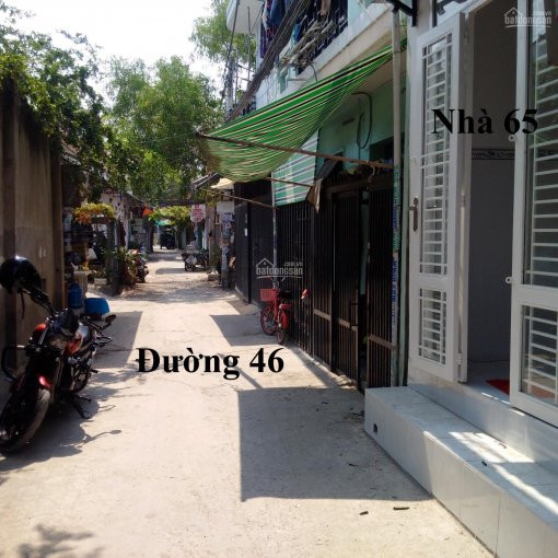 Nhà 1 Trệt, 1 Lầu Dtxd 62m2 đường Số 46, Hiệp Bình Chánh, Thủ đức 4