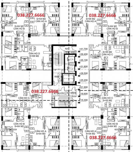 Nhà ở Xã Hội N01 Hạ đình Giá Gốc 15tr/m2 - 810 Triệu - 0382276666 2