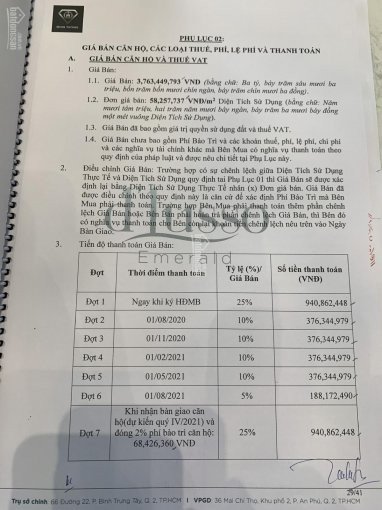 Nhượng Lại Căn Hộ D'lusso Căn 2pn Giá 3 Tỷ 763, 2pn, Hướng Tb, View Nội Khu, Mới Tt đợt 3 3