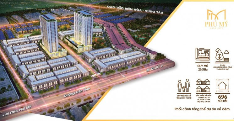 Phú Mỹ Gold City - Xuất Nội Nội - Thanh Toán Linh Hoạt 1