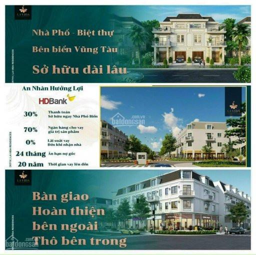 Thanh Toán 30% Nhận Biệt Thự Bên Biển 16x 18m (1 Trệt 2 Lầu) La Vida Residences P12, Tp Vũng Tàu 7