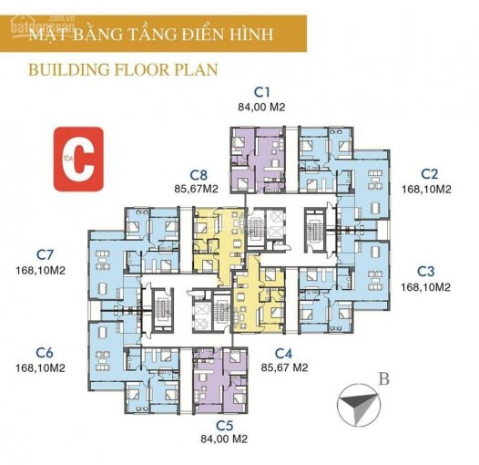 View Hồ Tây, Hướng đông, Udic Westlake, Căn Góc 3pn, 168m2 Rộng Nhất Dự án, Giá 61 Tỷ 1