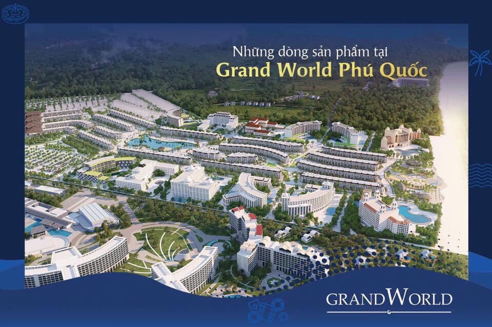 Chính Chủ Bán Shophouse Grand World Phú Quốc 8x20m Trệt 5 Lầu Hdt : 120tr Giá: 4 Tỷ Lh:0989685403