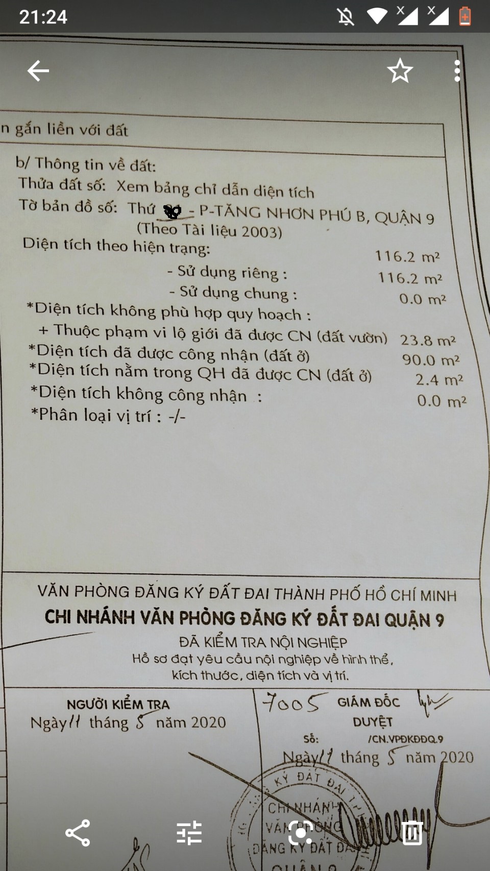 Bán đất Mặt tiền đường số 1 phường Tăng Nhơn Phú B Q9 4