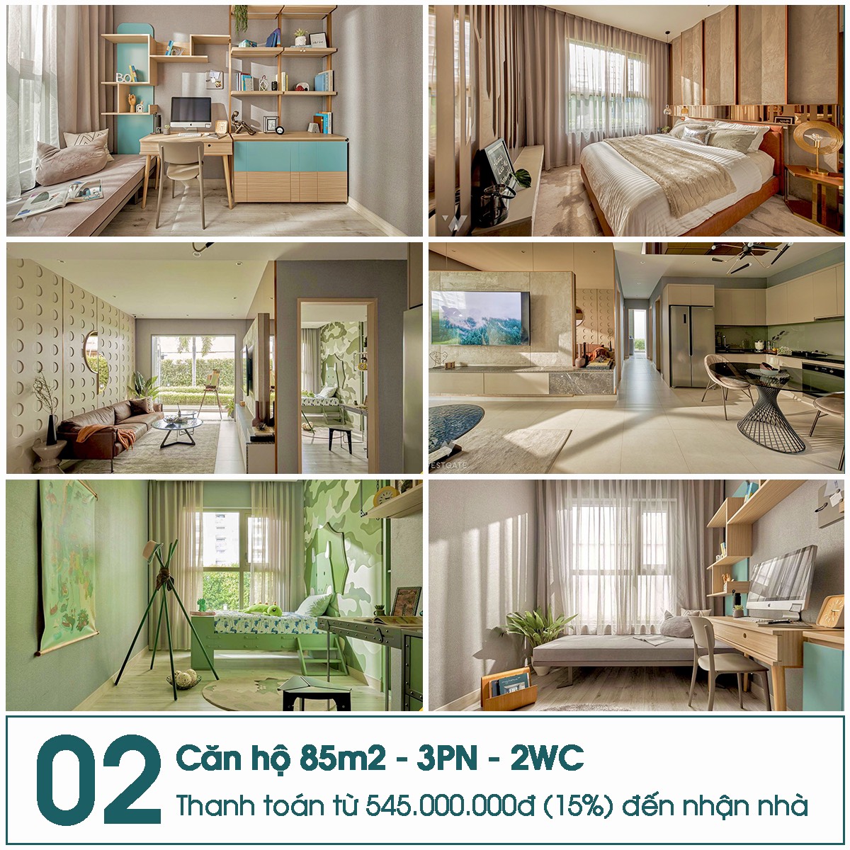 Cần bán Căn hộ chung cư dự án West Gate Park, Diện tích 85m², Giá 500 Triệu - LH: 0393587797 3