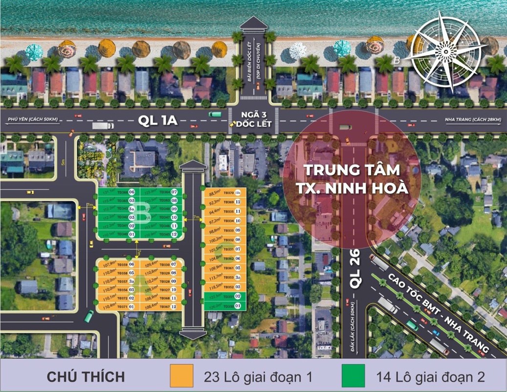 Cần bán Đất đường Quốc lộ 1A, Xã Ninh An, Diện tích 100m², Giá 7 Triệu/m² 3