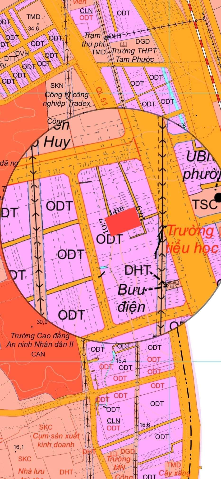 Cần ra lô đất gần đường Quốc Lộ 51, Xã Tam Phước, Diện tích 157m², Giá 1.3 Tỷ - LH: 0358493360 2