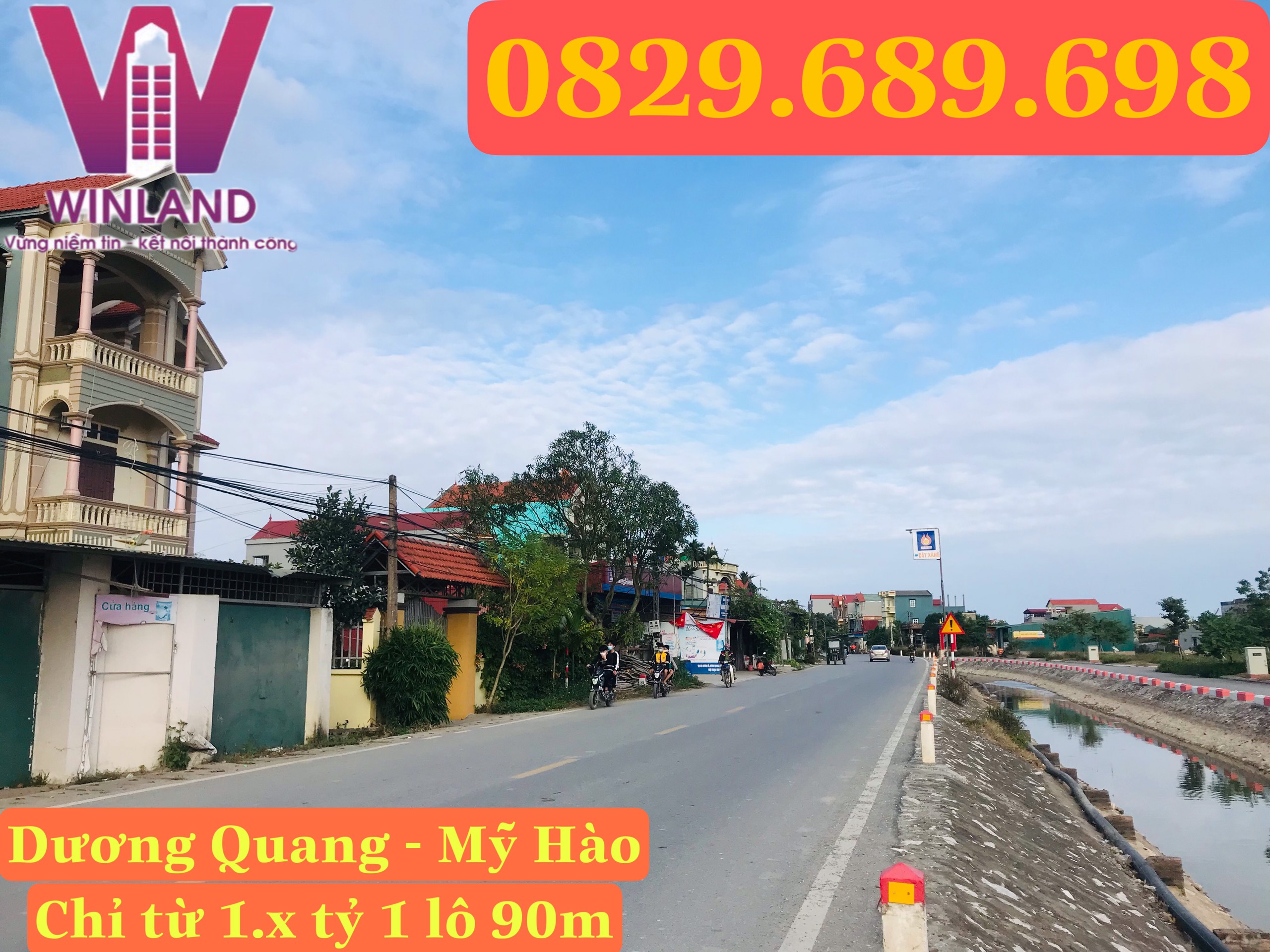 CHÍNH CHỦ BÁN ĐẤT GD DƯƠNG QUANG - MỸ HÀO CHỈ HƠN 1TỶ/LÔ VỊ TRÍ SIÊU DẸP. LH 0829689698 5