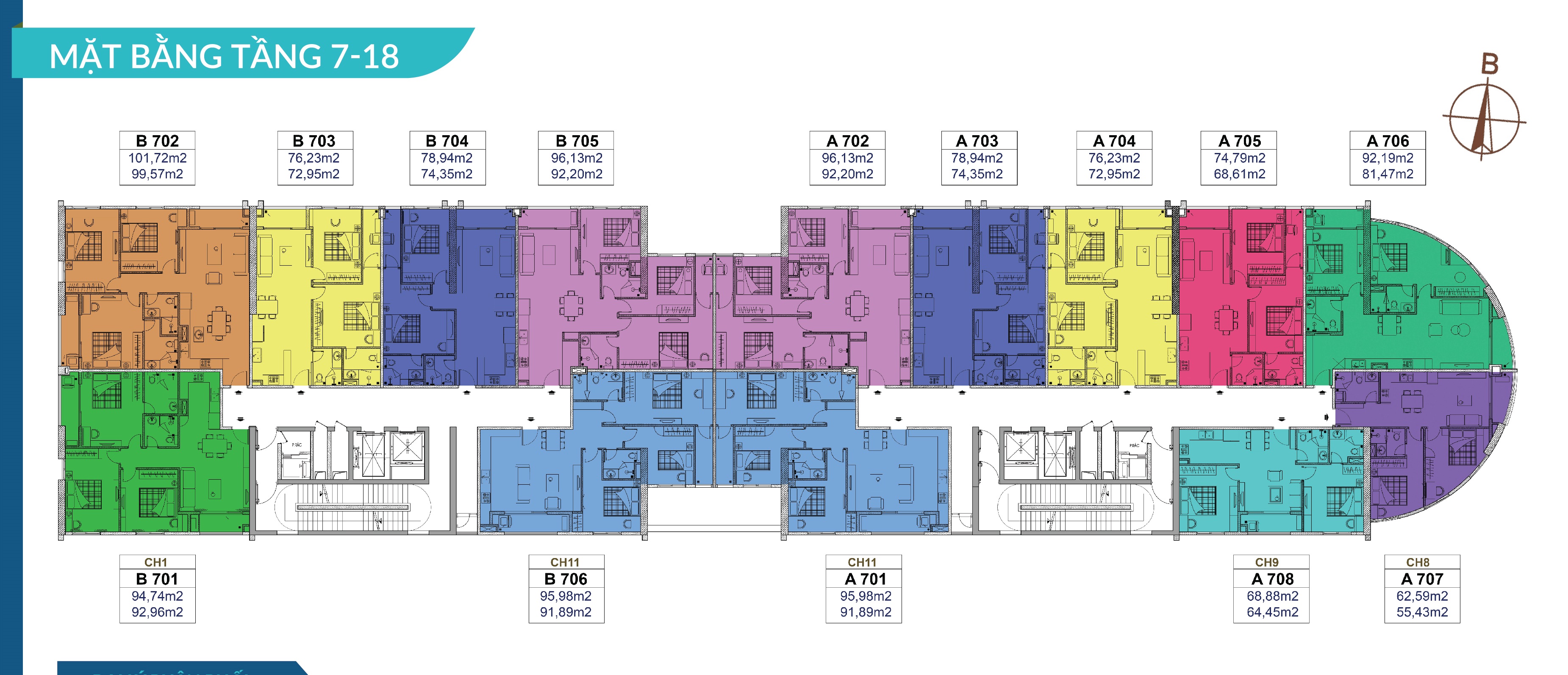 Cần bán Căn hộ chung cư dự án Tây Hồ River View, Diện tích 72m², Giá 34 Triệu/m² - LH: 0915262520 4