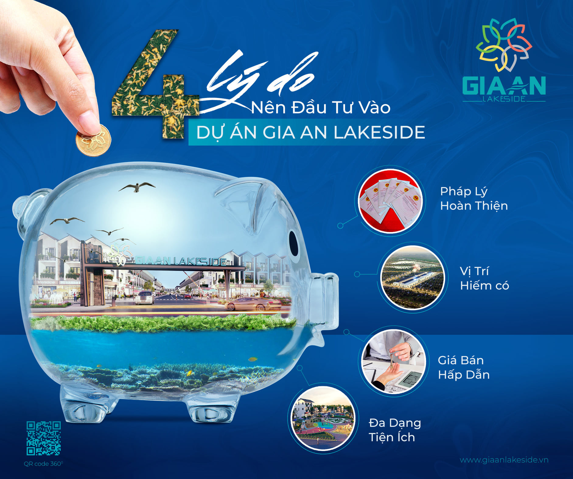 GIA AN LAKESIDE chỉ 9,9 tr/m2 - Đón sóng đầu tư hạ tầng bậc nhất Bà Rịa - Vũng Tàu - LH: 0909399842 2