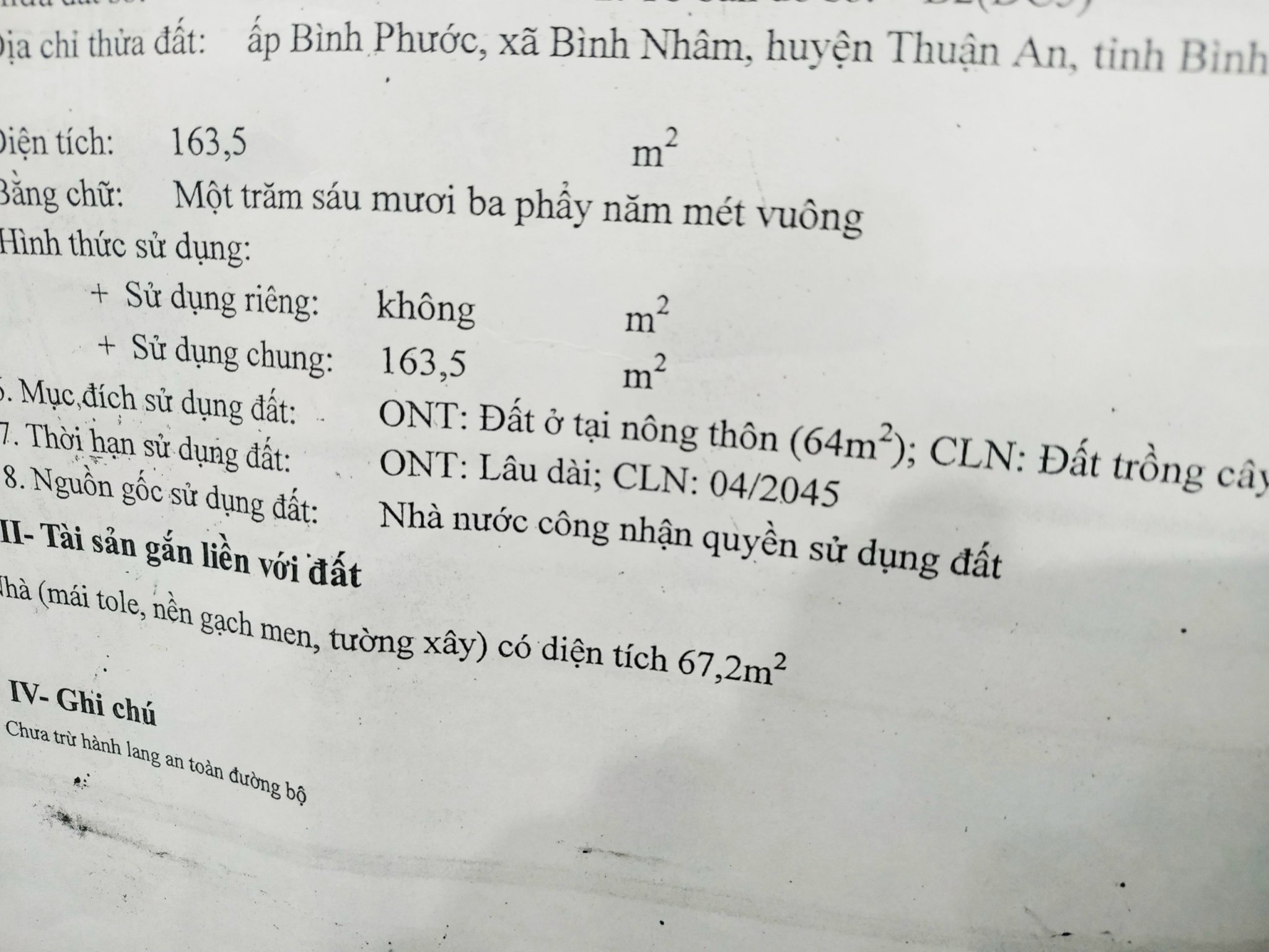 Cần bán Nhà mặt tiền đường Cây Me, Phường Bình Nhâm, Diện tích 163m², Giá 3.5 Tỷ - LH: 0796192888