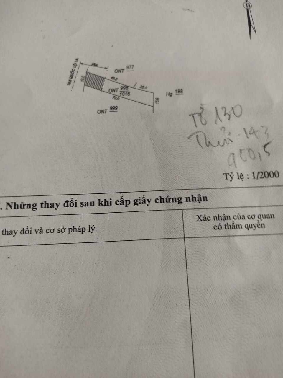 Cần bán Đất đường Quốc lộ 1A, Xã Ninh An, Diện tích 1016m², Giá 3 Tỷ - LH: 0905724084 3