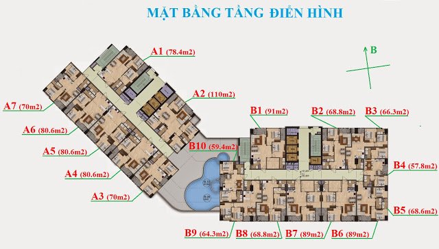 Cần bán Căn hộ chung cư dự án The Garden Hills - 99 Trần Bình, Diện tích 80.6m², Giá Thương lượng 4