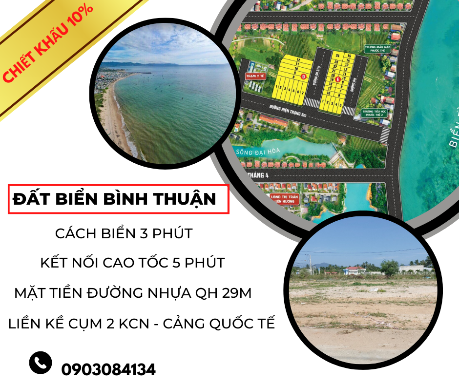 [Hot] Ưu Đãi Lớn Đón Tết Nguyên Đán 2023đất Biển Bình Thuận Chiết Khấu Lên Đến 10 1