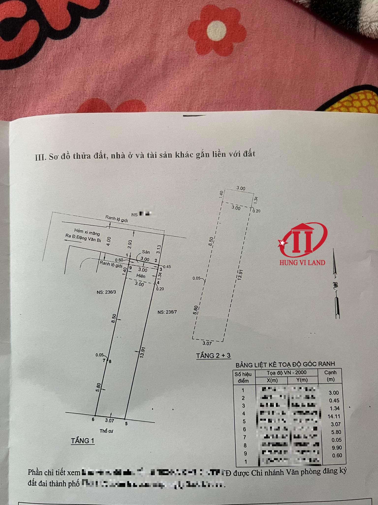 BDS HÙNG VĨ LAND [NC] CHDV Đặng Văn Bi chỉ 5.3 tỉ thu 20 tr/th 16/01/2023 3